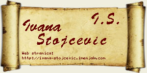 Ivana Stojčević vizit kartica